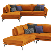 Bellus Coral sofa