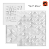 Paper wall decor 01