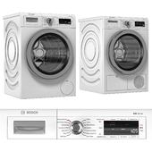 Bosch 800 Series Washing Machine and Dryer - Bosch WAT28402UC - Bosch WTG865H4UC