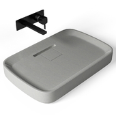 Agape design Petra washbasin & Ritmonio Haptic faucet