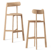 Roda Bar Stool Branca Lisboa