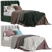 Кровать Cream Lizbeth Fabric Bed 228
