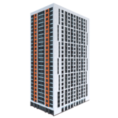 Multi-storey residential building. Type 1.