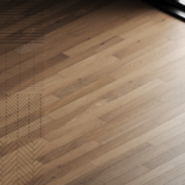 Oak parquet board 09 (wood floor set)