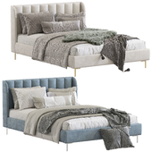 Кровать Cream Lizbeth Fabric Bed 231