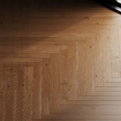 Oak parquet board 10 (wood floor set)