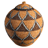 Wicker African Basket