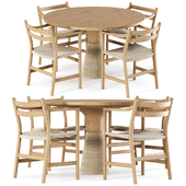 Carl Hansen furniture set_v15 / Садовый набор мебели