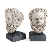 Head of philosopher  sculpture