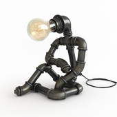 Настольная лампа Робот-мыслитель