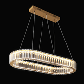 Modern Crystal Oval Chandelier