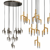 RAMEAU 10 LIGHT CIRCULAR CHANDELIER