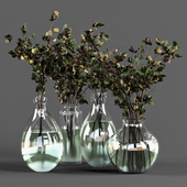 Bouquet Collection 02 - Dry Branches in Glass Vase