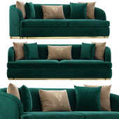 Luxury Olivia Metal Sofa Set