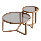 Nordic solid wood coffee table