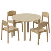 Krugster table and bro chair by Delo Design