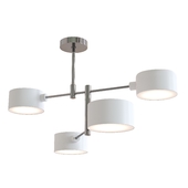 Ashley ceiling chandelier with white shades