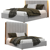 Aeliana Tufted Upholstered Low Profile Platform Bed