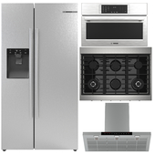 BOSCH Kitchen appliance collection 1 (DWB98JQ50B , HMCP0252UC , KAD93VIFPG , RGM8658UC)