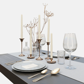 decorative set tableware