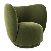 Rico Lounge Chair - Boucle By Ferm Living