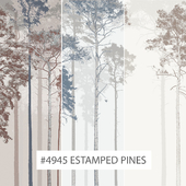 Creativille | Wallpapers | 4945 Estamped Pines