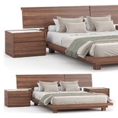 Rove Concepts Hunter Bed + Hunter Nightstand