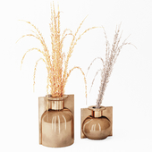 Gold Wheat Vase