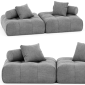 Saba Italia PIXEL Sectional fabric sofa N2