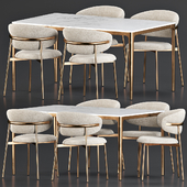 Oleandro Chair Canto Table Dining Set