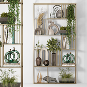 Metal Shelves with Decorative elements