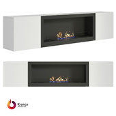 Cabinet with biofireplace Kronco Nord