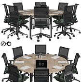 oval conference table