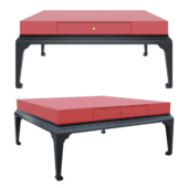 Журнальный стол Chinese Red Surprise Table 110х110 h50
