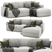 NIXON Fabric Modular Sofa with chaise