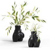 Vase black Love Handles Anissa Kermiche