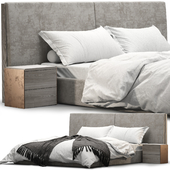 ERENO Bed with integrated lighting By Huppe