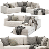 Aspect fabric modular sofa