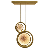 Moon Suspended Lamp Double Unit