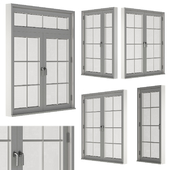 White Window with Frame - Windows Set 08