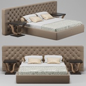 DIDONE bed and TESEO table by Opera Contemporary