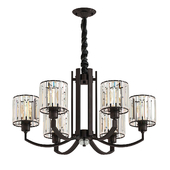 Black Cylinder Pendant Lighting Fixture