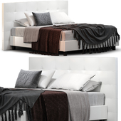QUADROTTO DUPLEX By Lamantin Eco-leather storage bed