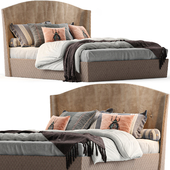 MARILYN Bed By Valderamobili Upholstered fabric king size