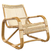 Curve lounge chair INDOOR rattan Cane-line