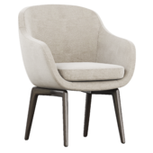 BELT Fabric chair By Minotti
