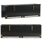 Black and Gold cabinet PAOLO CASTELLI