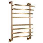 Water heated towel rail EWRIKA Medea Pr 80x50, gold