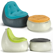 Poufs project "Puffi" by Redo design