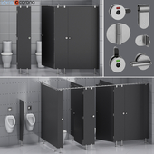 Сантехнические перегородки для общественных туалетов FunderMax 1 (конструктор)